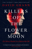 Book cover of “Killers of the Flower Moon”